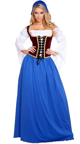 European Halloween Costume German Beer Festival Costume Bavarian National Performance Costume