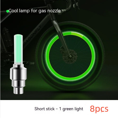 Neon Lights Tyre Wheel Valve Cap Light LED Car Tire Valve Caps Air Cover Tire Rim Valve Wheel Stem Cap Bike Light - Online Shop AU.com