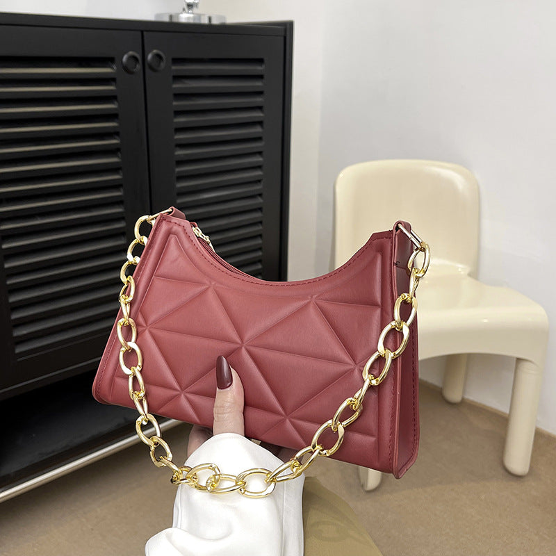 Diamond Retro Textured Bag Women's Chain - Online Shop AU.com