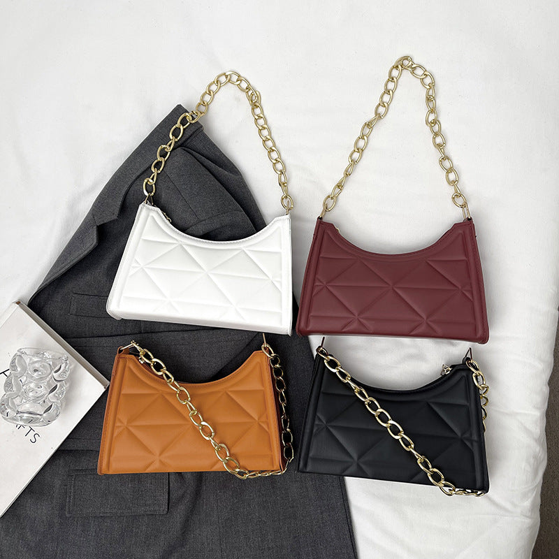 Diamond Retro Textured Bag Women's Chain - Online Shop AU.com