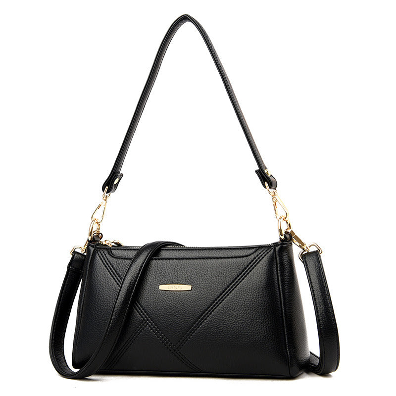 Texture Soft Leather Cross body Bag Fashion Lady - Online Shop AU.com
