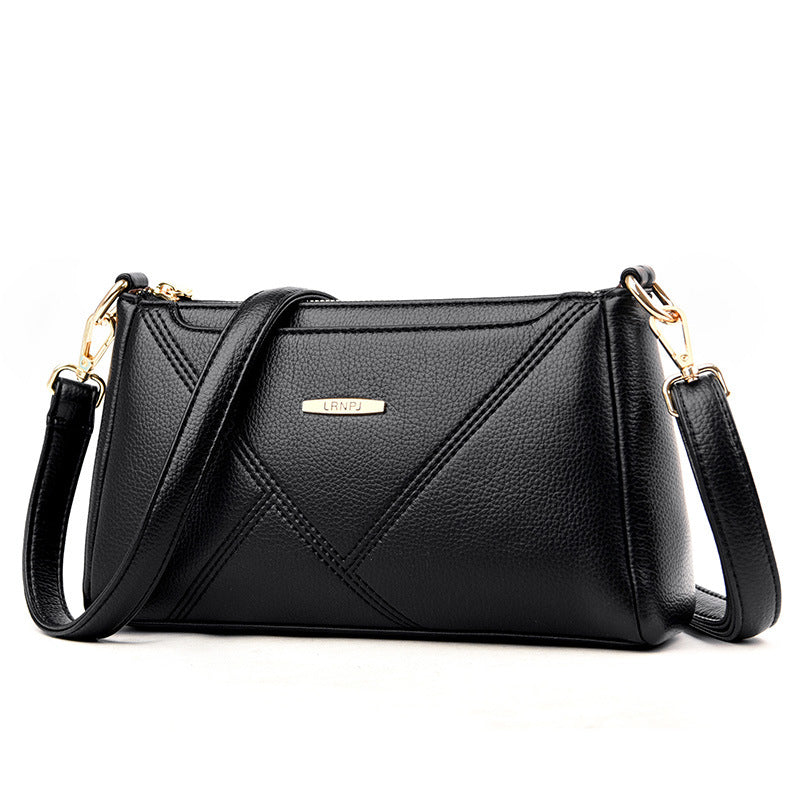 Texture Soft Leather Cross body Bag Fashion Lady - Online Shop AU.com