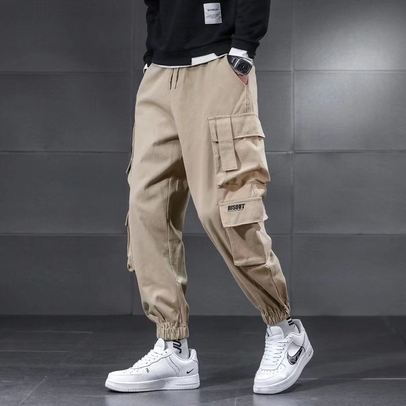 Multi-pocket Cargo Pants Men's Plus Size Loose Casual Pants - Online Shop AU.com