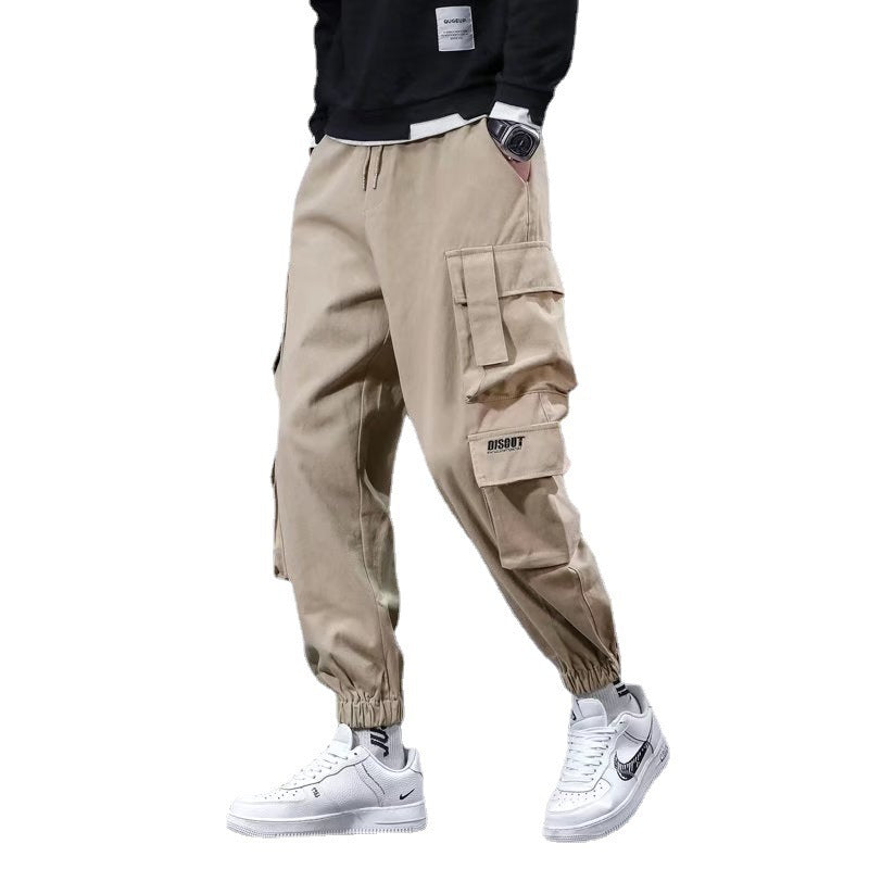 Multi-pocket Cargo Pants Men's Plus Size Loose Casual Pants - Online Shop AU.com