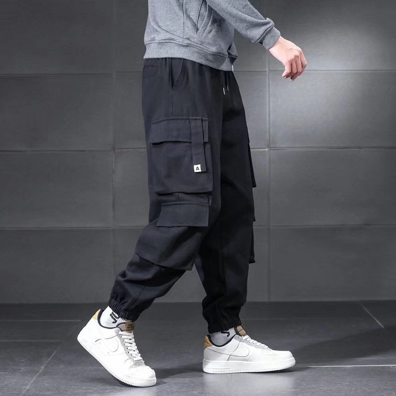Multi-pocket Cargo Pants Men's Plus Size Loose Casual Pants - Online Shop AU.com