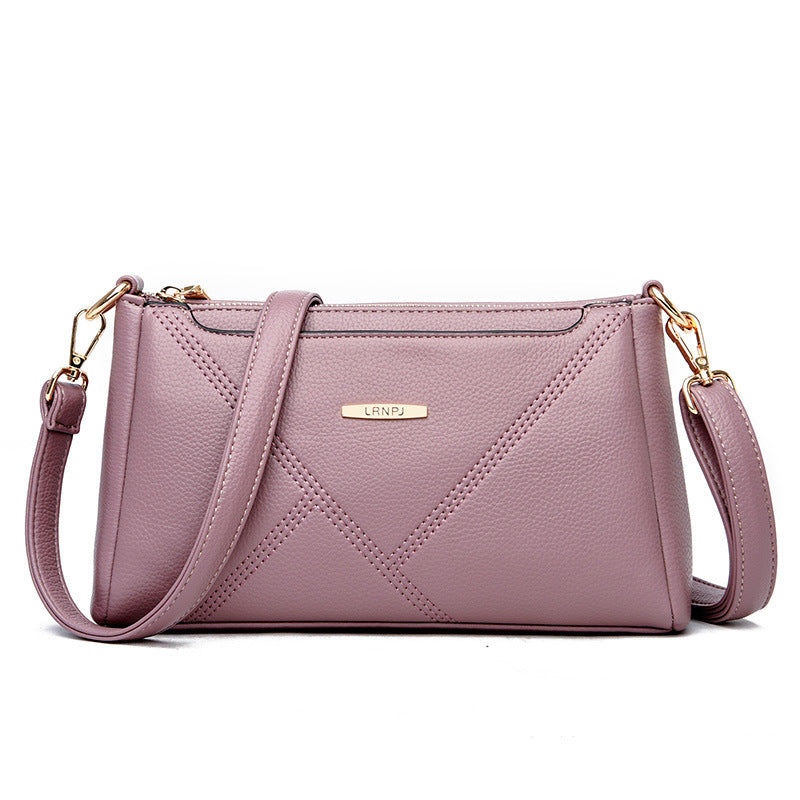 Texture Soft Leather Cross body Bag Fashion Lady - Online Shop AU.com