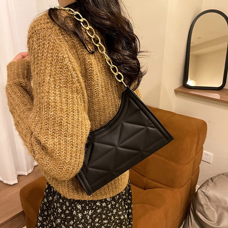 Diamond Retro Textured Bag Women's Chain - Online Shop AU.com