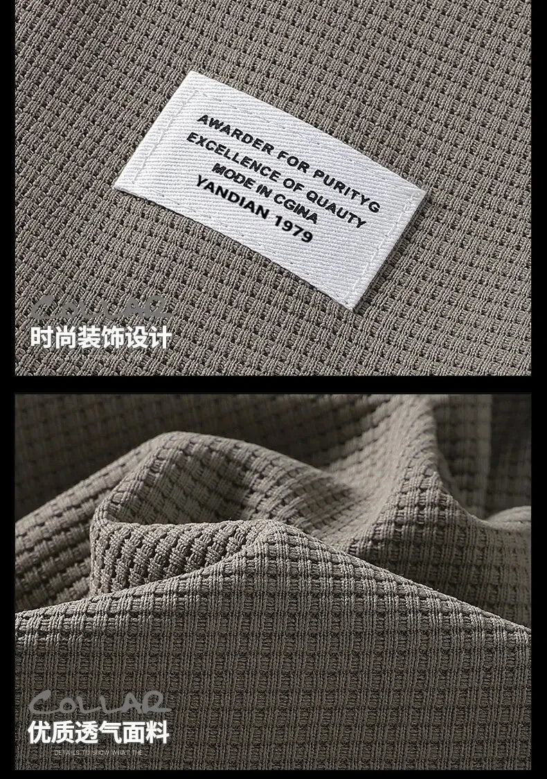 2024 Men's two-piece casual T-shirt and shorts set linen sportswear 2024 fashionable new summer short sleeved