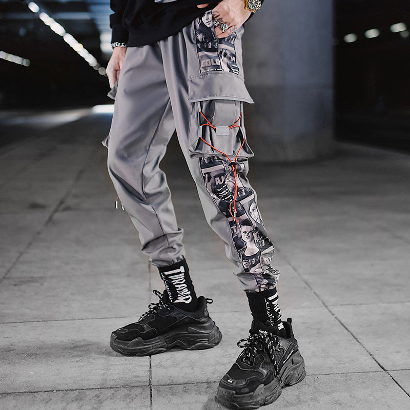 Men's Multi-pocket Tooling Plus Velvet Pants - Online Shop AU.com