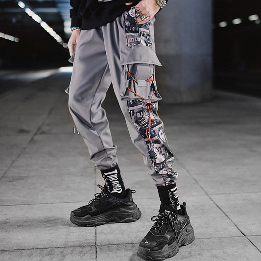 Men's Multi-pocket Tooling Plus Velvet Pants - Online Shop AU.com