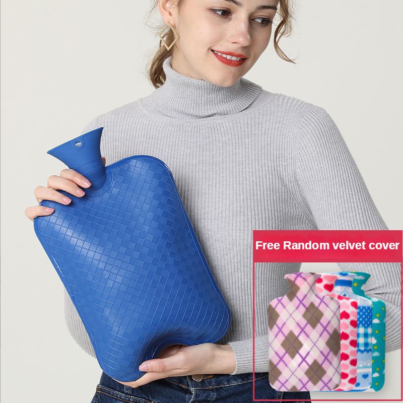 Hot Water Bottle 3000ml Large Capacity Hot Water Bag Water Injection