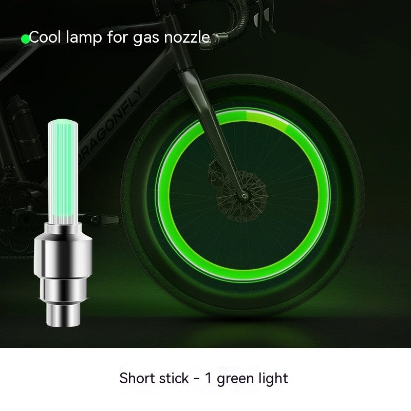 Neon Lights Tyre Wheel Valve Cap Light LED Car Tire Valve Caps Air Cover Tire Rim Valve Wheel Stem Cap Bike Light - Online Shop AU.com