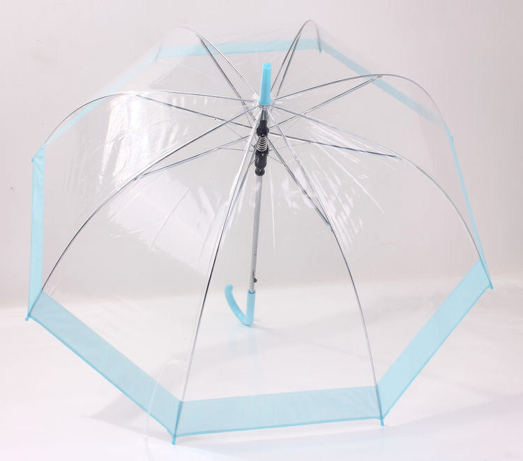 Transparent Umbrella Princess Arch Reinforced Long Handle Umbrella