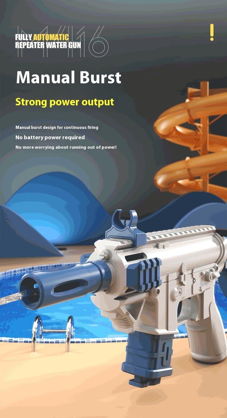 Water Gun Cross-border Manual Press Water Gun Summer Water Pistols