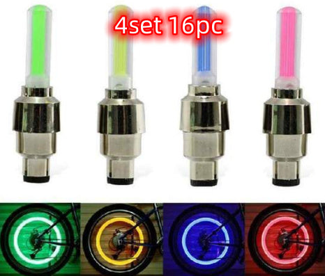 Neon Lights Tyre Wheel Valve Cap Light LED Car Tire Valve Caps Air Cover Tire Rim Valve Wheel Stem Cap Bike Light - Online Shop AU.com