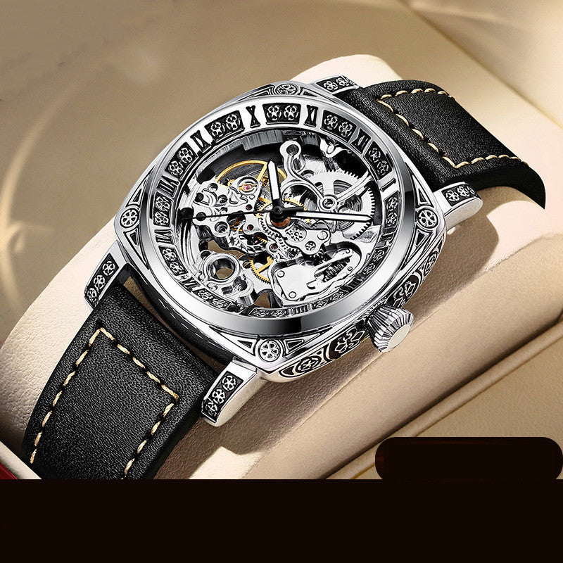 Luminous Fashion Leather Men's Watch - Online Shop AU.com