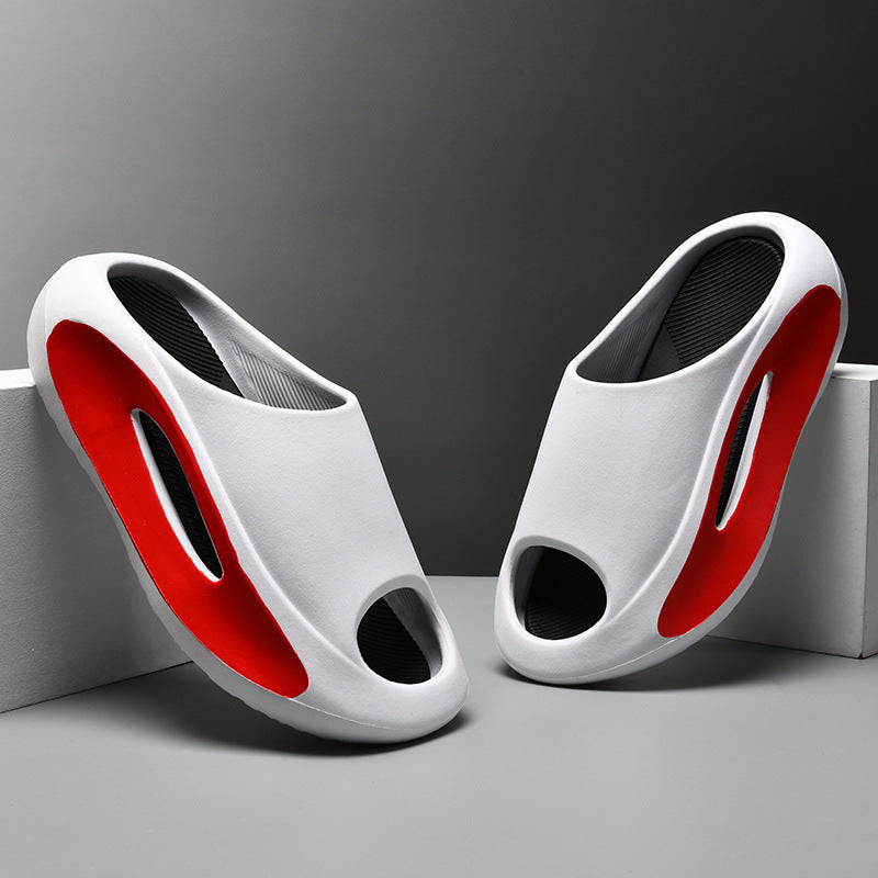 Slippers Women Men Peep Toe Slipper Summer Hollow Unisex Sports Beach Shoes - Online Shop AU.com