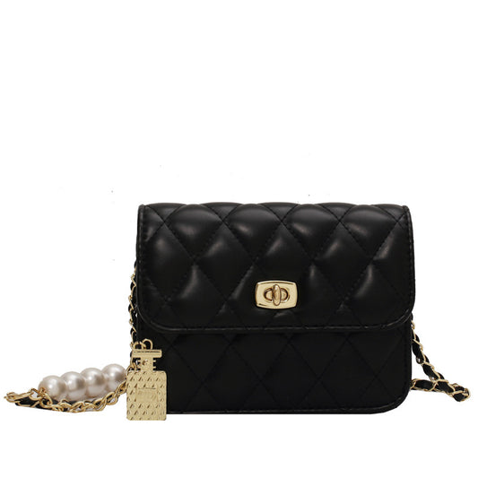 Linage Chain Bag Fashion Small Square Bag Shoulder Bag Messenger Bag