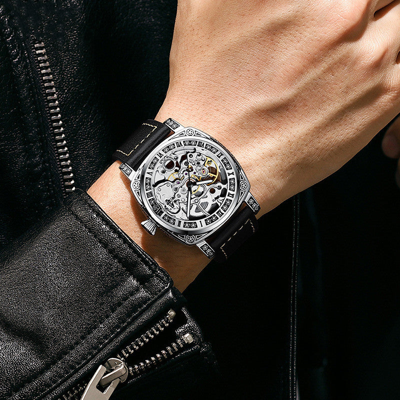 Luminous Fashion Leather Men's Watch - Online Shop AU.com