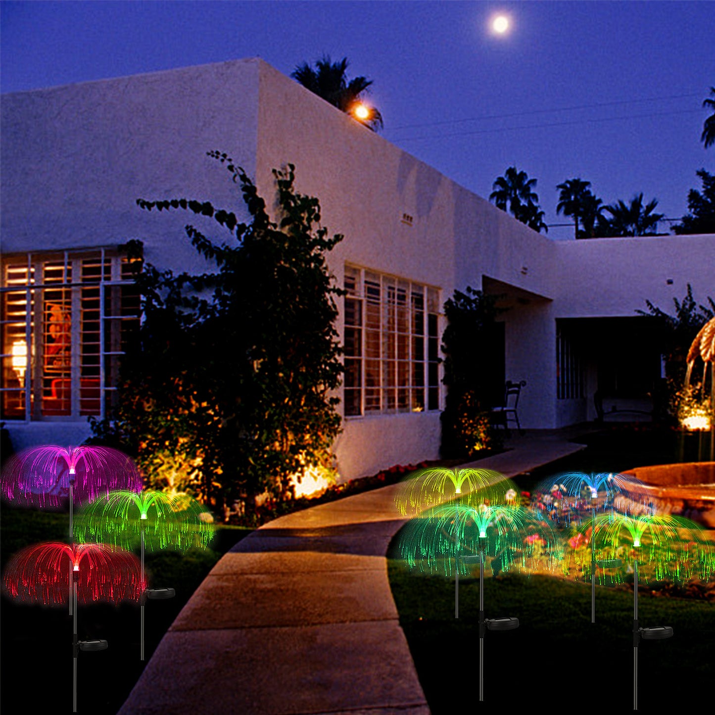 Luminous Charging And Plug-in Lawn And Garden Decorative Lights