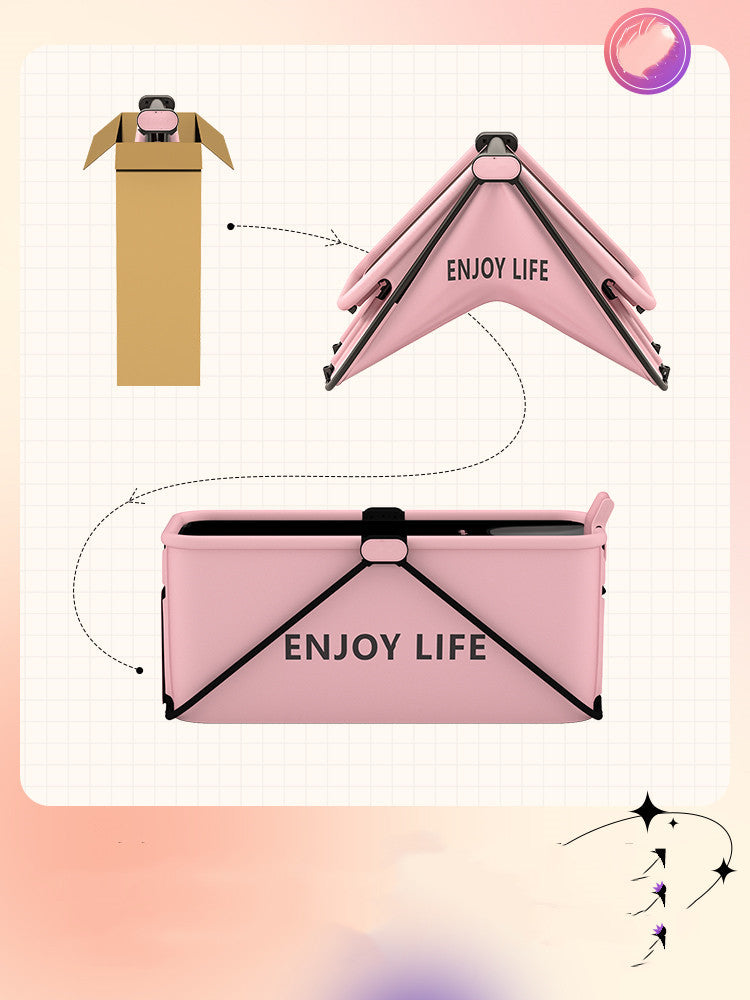 Household Fashion Personality Bath Bucket Foldable Bathtube