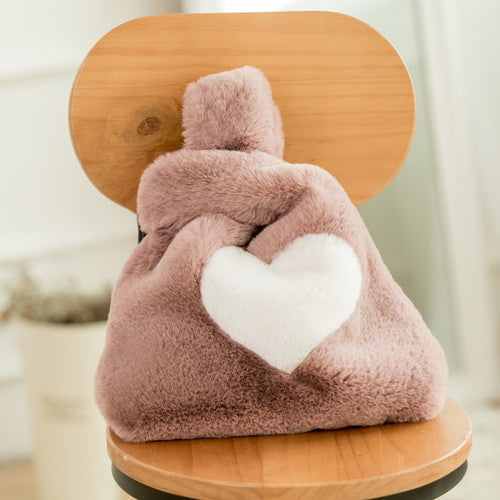 Furry Bag, Fur Clutch Bag, Rabbit Fur Clutch Bag, Female Bag - Online Shop AU.com