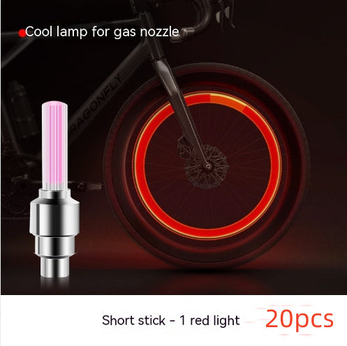 Neon Lights Tyre Wheel Valve Cap Light LED Car Tire Valve Caps Air Cover Tire Rim Valve Wheel Stem Cap Bike Light - Online Shop AU.com