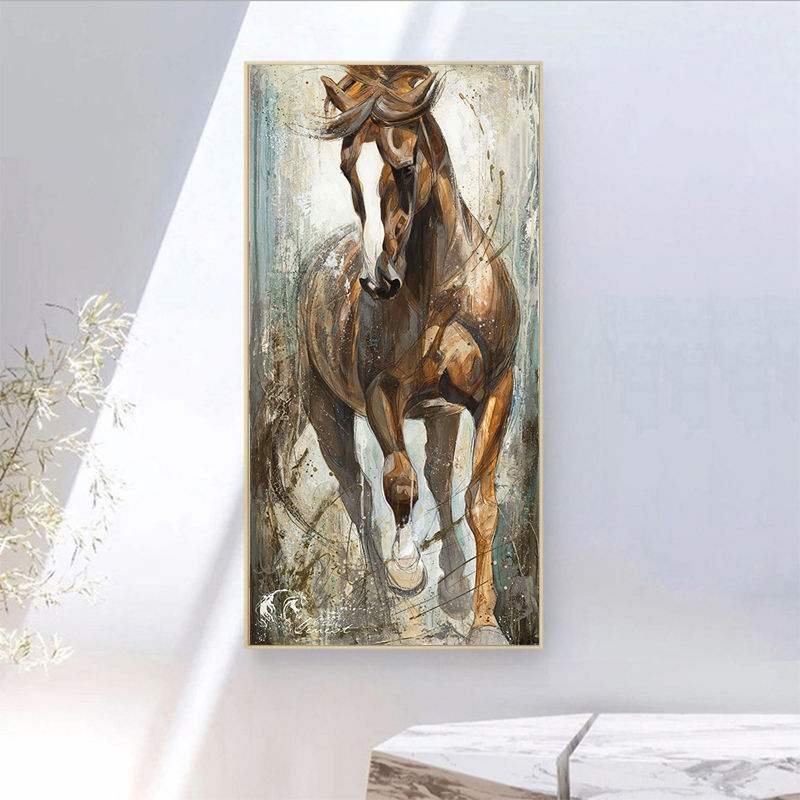 Decorative Canvas Horse Painting Hanging Painting