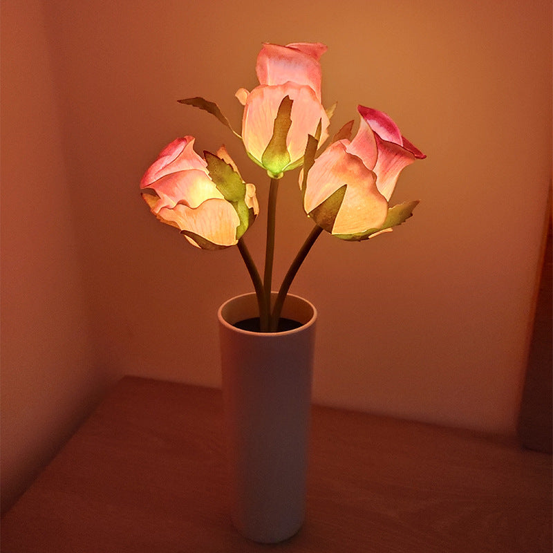 Home Landscape Decorative Rose Pot Lights