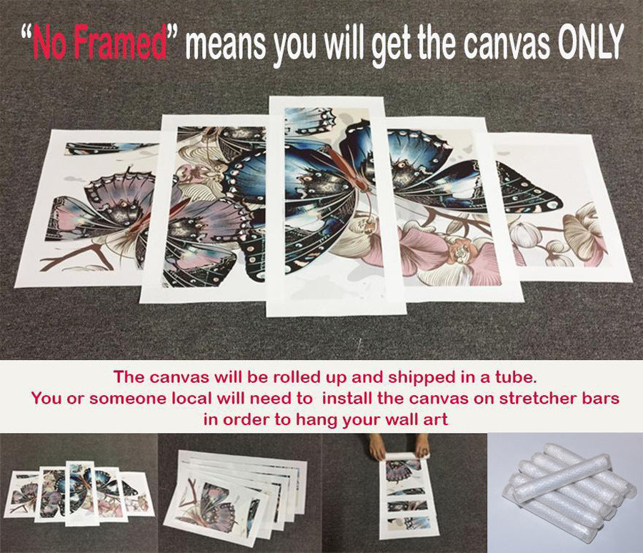 Fashion High-definition Living Tree Painting Inkjet Decoration
