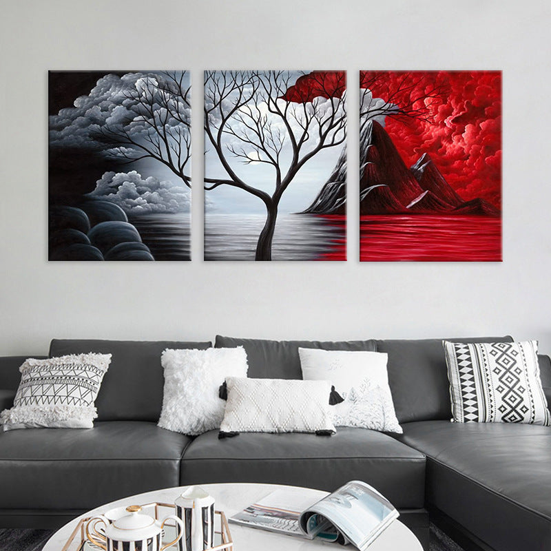 Three-piece Painting HD Inkjet Canvas Frameless Core