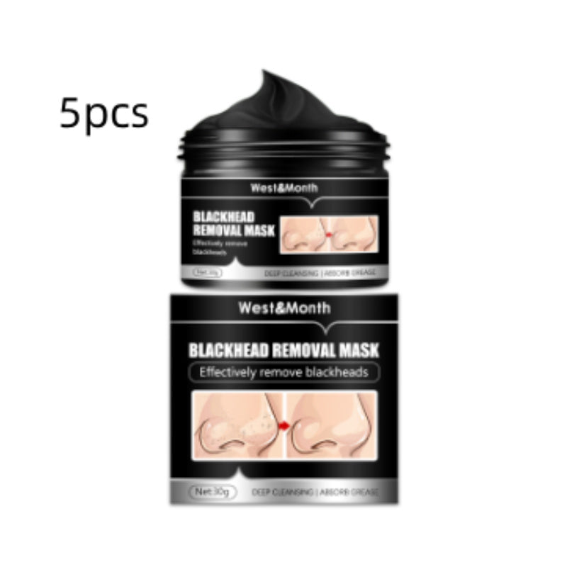 Bamboo Charcoal Blackhead Suction Mask Cleaning Tear And Pull Nose Mask Blackhead Suction Acne