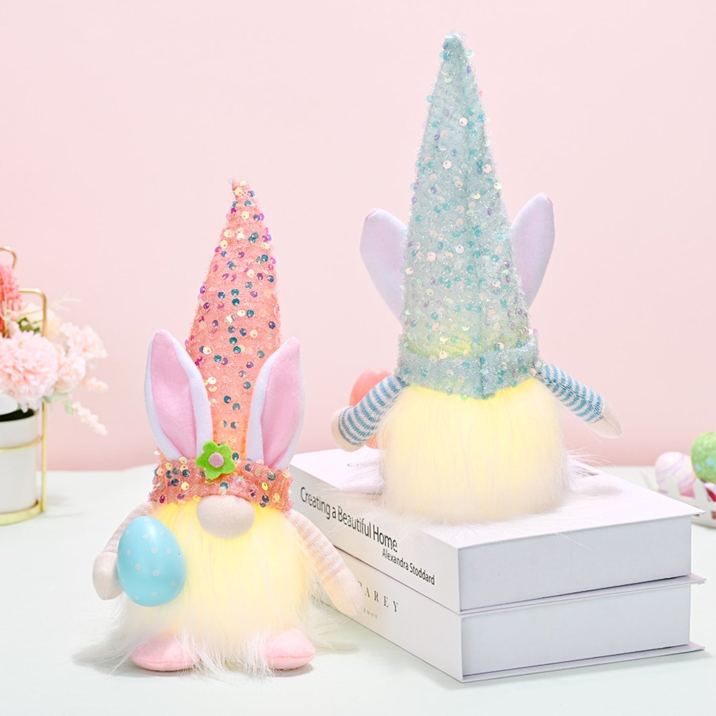 Easter Sequin Pointed Hat Faceless Gnome - Online Shop AU.com - OnlineShopAU.com