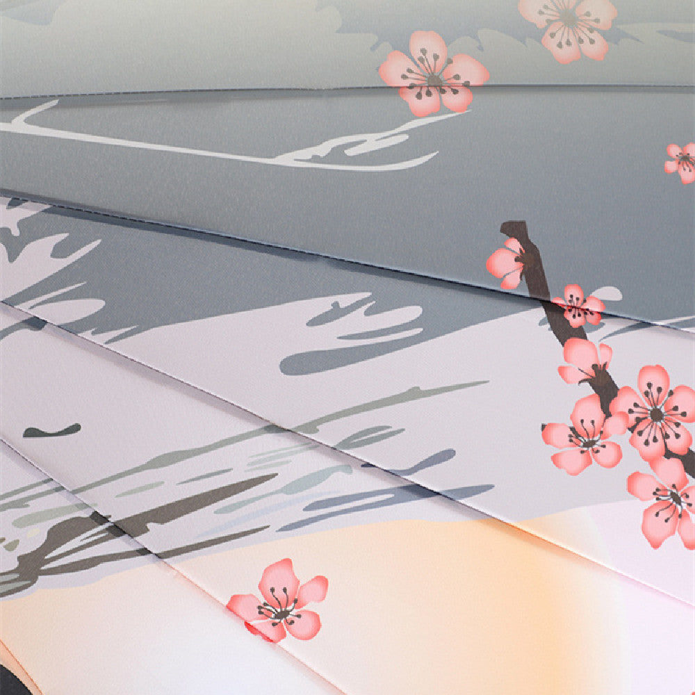 Vintage Long-handle Bamboo Umbrella