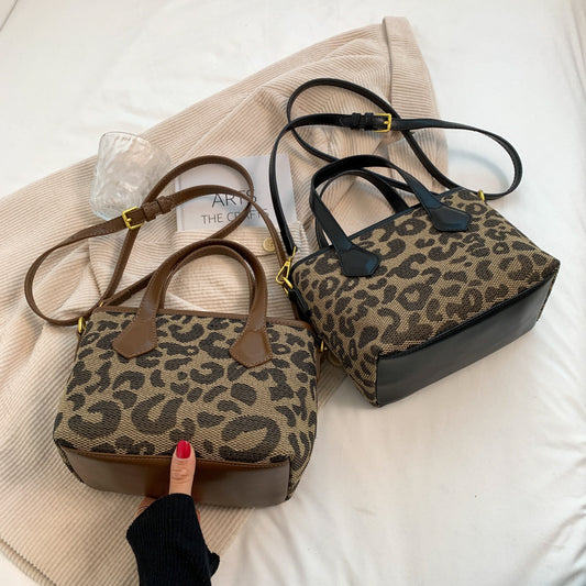 Small Bag Female Leopard Print Portable Fashion - Online Shop AU.com
