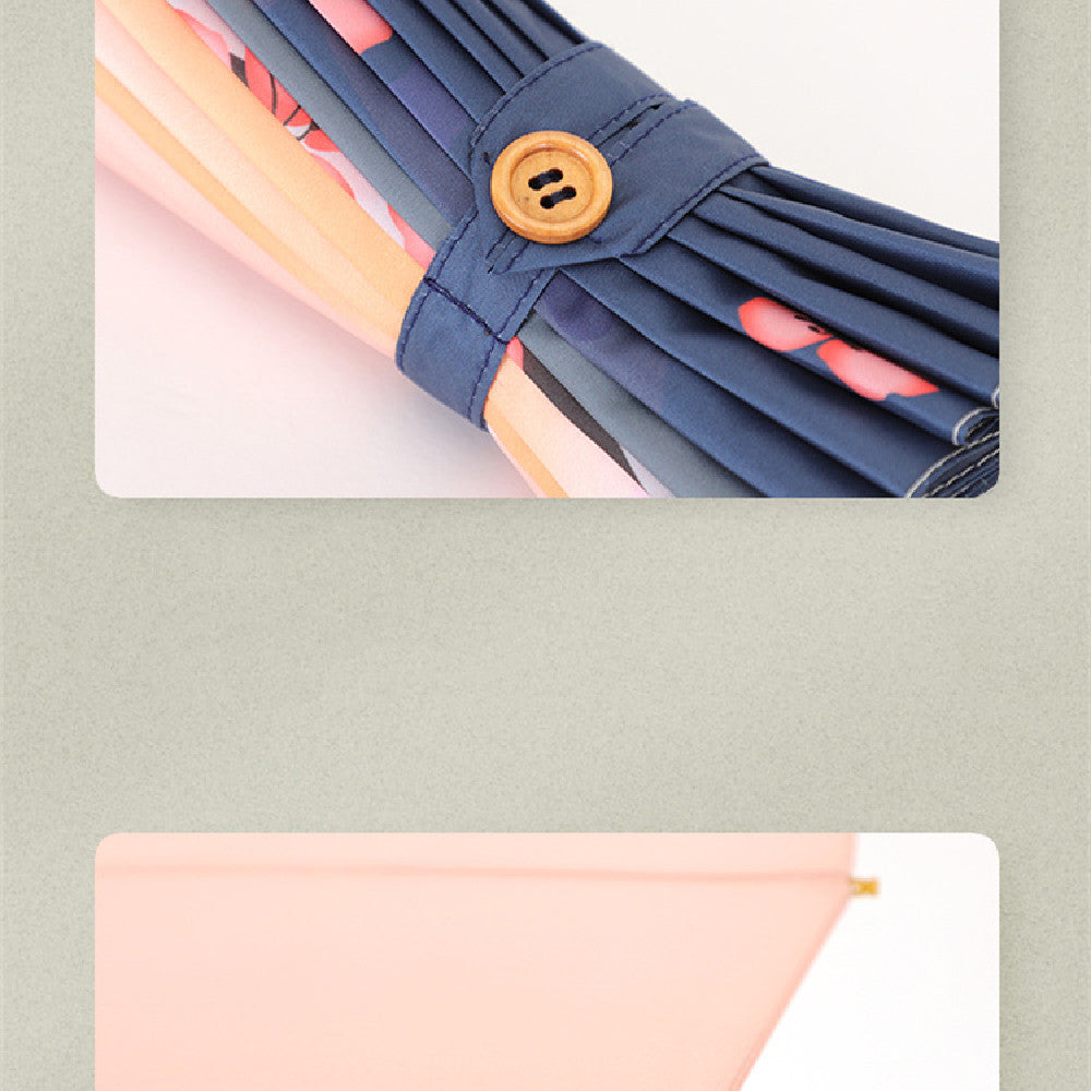 Vintage Long-handle Bamboo Umbrella