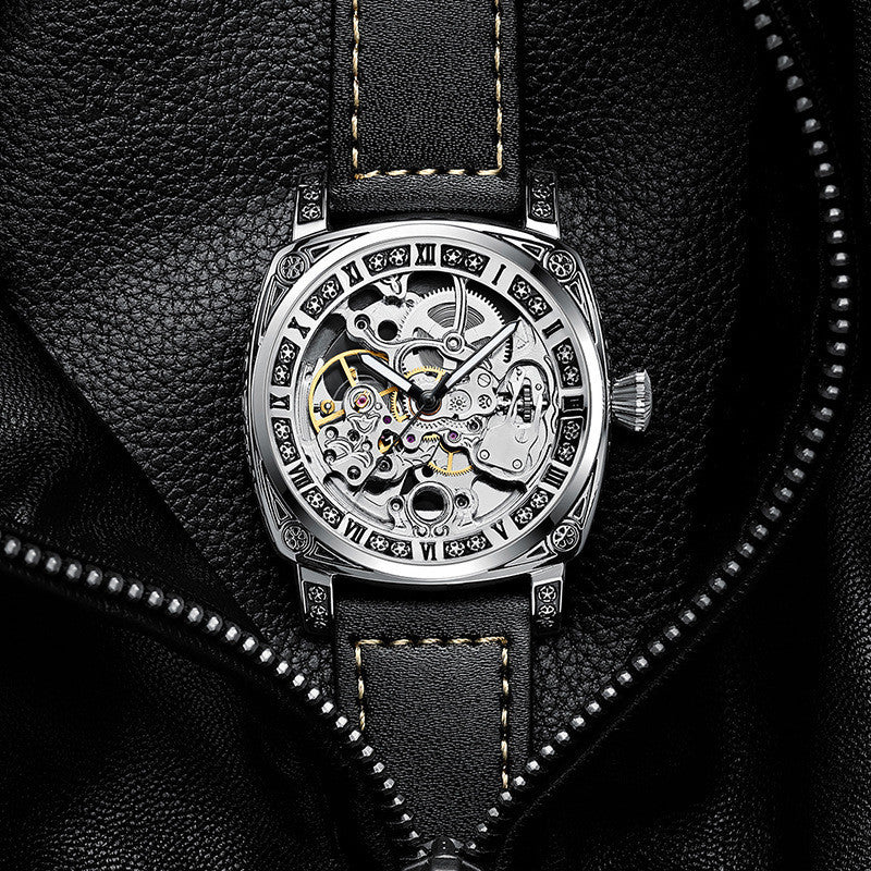 Luminous Fashion Leather Men's Watch - Online Shop AU.com