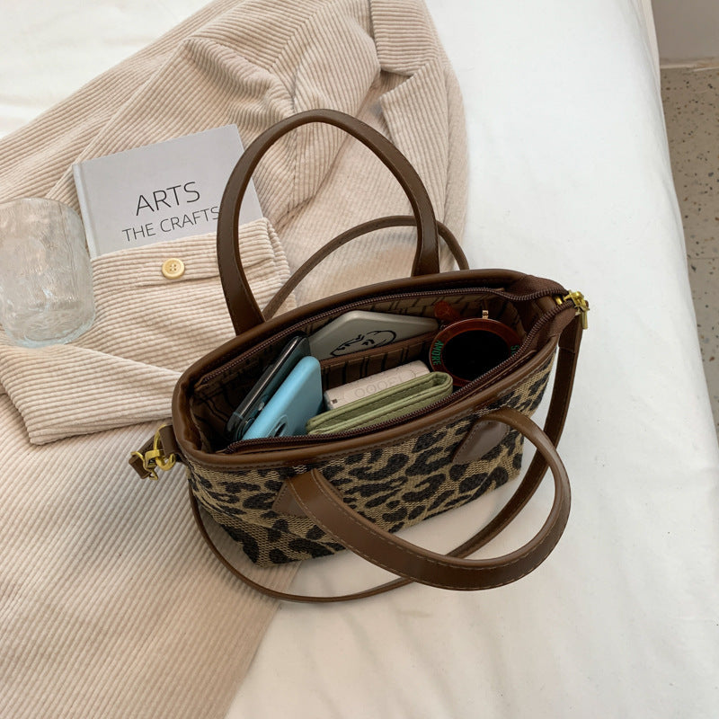 Small Bag Female Leopard Print Portable Fashion - Online Shop AU.com