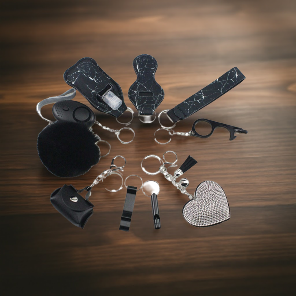 10 PCS Personal Alarm Safety Set