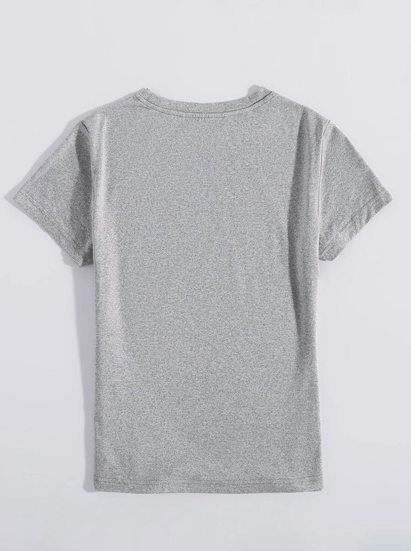 Graphic Round Neck Short Sleeve T-Shirt - Online Shop AU.com - OnlineShopAU.com