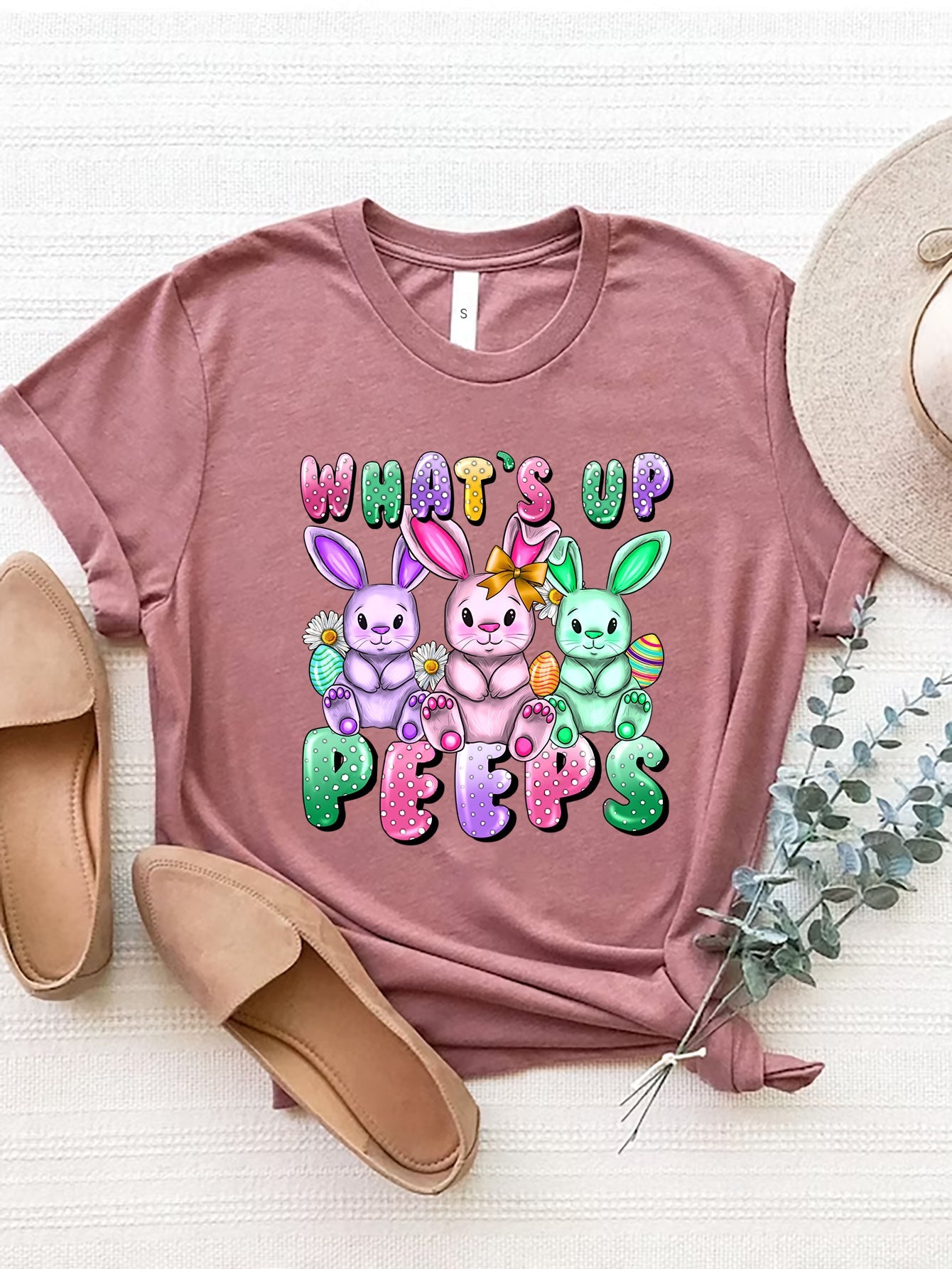 Graphic Round Neck Short Sleeve T-Shirt - Online Shop AU.com - OnlineShopAU.com