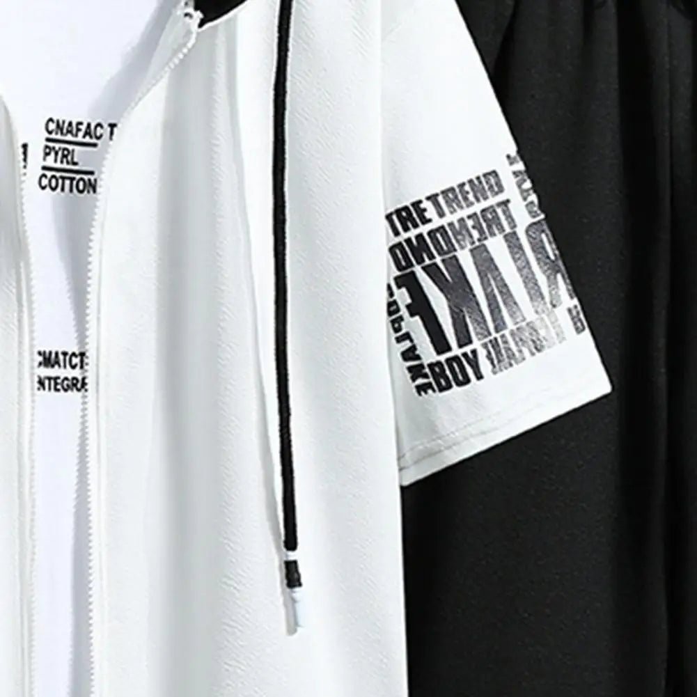 Men Outfit 1 Set Cool Hooded Outfit Summer Men Sportswear - Online Shop AU.com - Online Shop AU.com