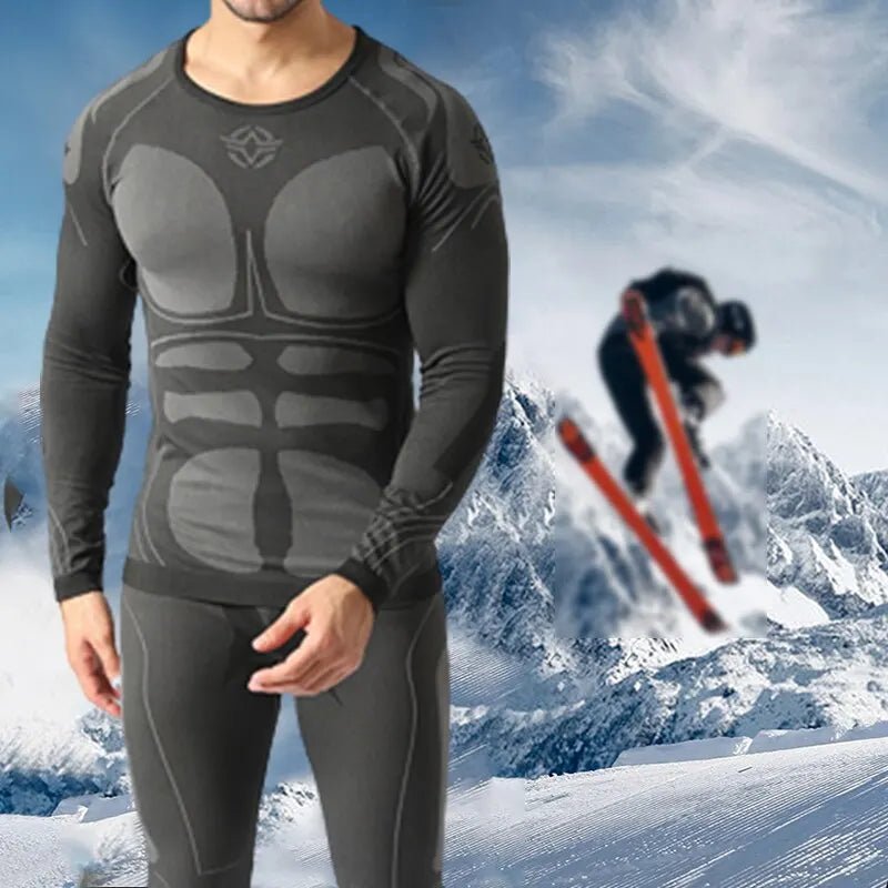 Men Sport Thermal Underwear Suits Outdoor Cycling Compression Sportswear Quick Dry Breathable Clothes Fitness Running Tracksuits - Online Shop AU.com - Online Shop AU.com