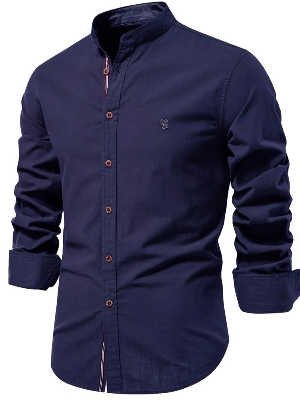 Men's Full Size Button Down Embroidered Shirt Plus Size - Online Shop AU.com - Trendsi