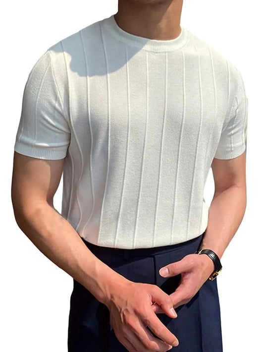Men's Full Size Round Neck Short Sleeve T-Shirt Plus Size - Online Shop AU.com - OnlineShopAU.com