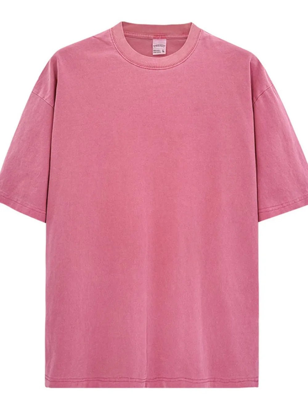 Men's Full Size Round Neck Washed T-Shirt Plus Size - Online Shop AU.com - Trendsi