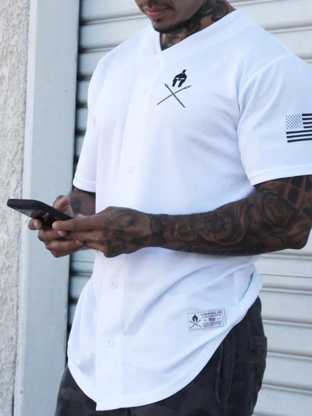 Men's Graphic Button Down Short Sleeve Top - Online Shop AU.com - Trendsi