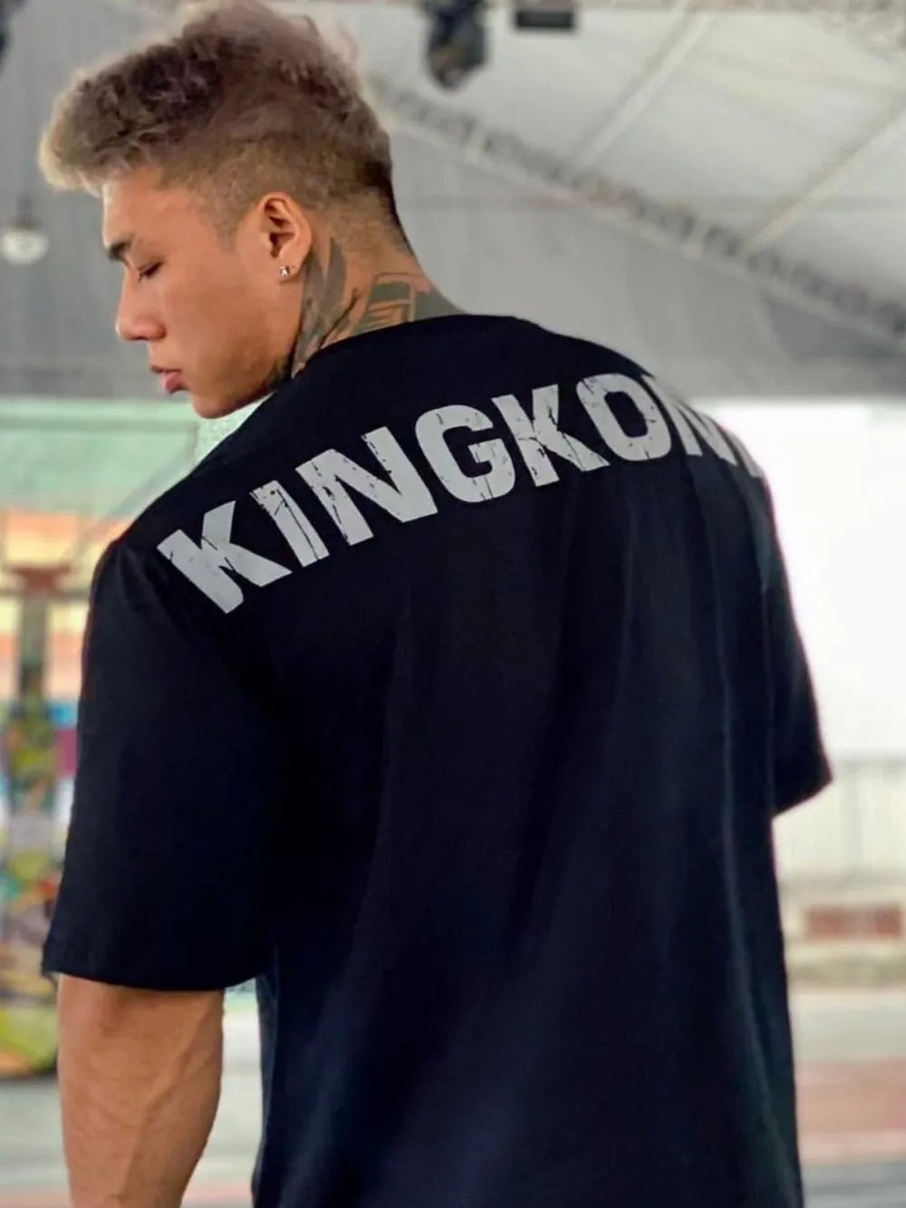 Men's Plus Size KING KONG Round Neck T-Shirt - Online Shop AU.com - Trendsi