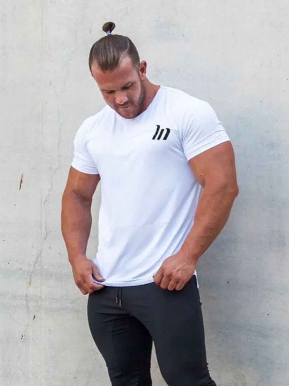 Men's Plus Size Round Neck Short Sleeve T-Shirt - Online Shop AU.com - Trendsi