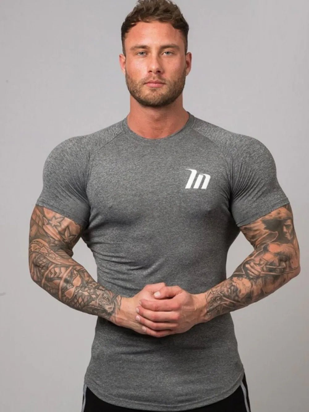 Men's Plus Size Round Neck Short Sleeve T-Shirt - Online Shop AU.com - Trendsi